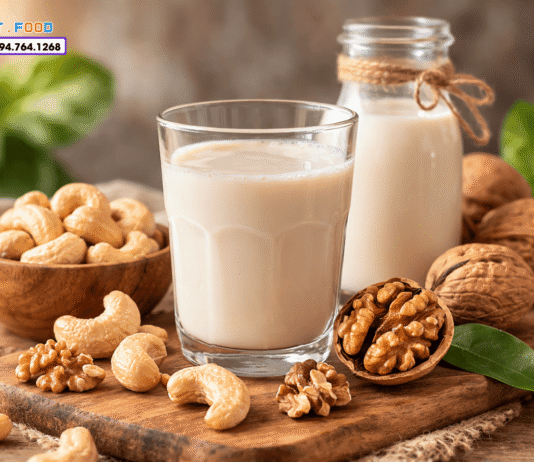 Cách làm sữa hạt điều với hạt óc chó sánh mịn, không chát tại nhà Cach lam sua hat dieu voi hat oc cho