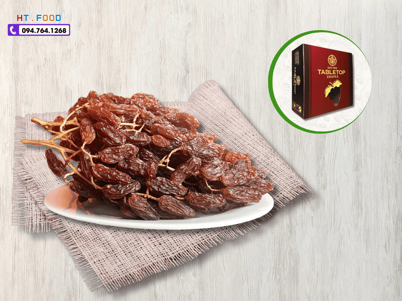 Nho kho nguyen canh Uc mua o dau