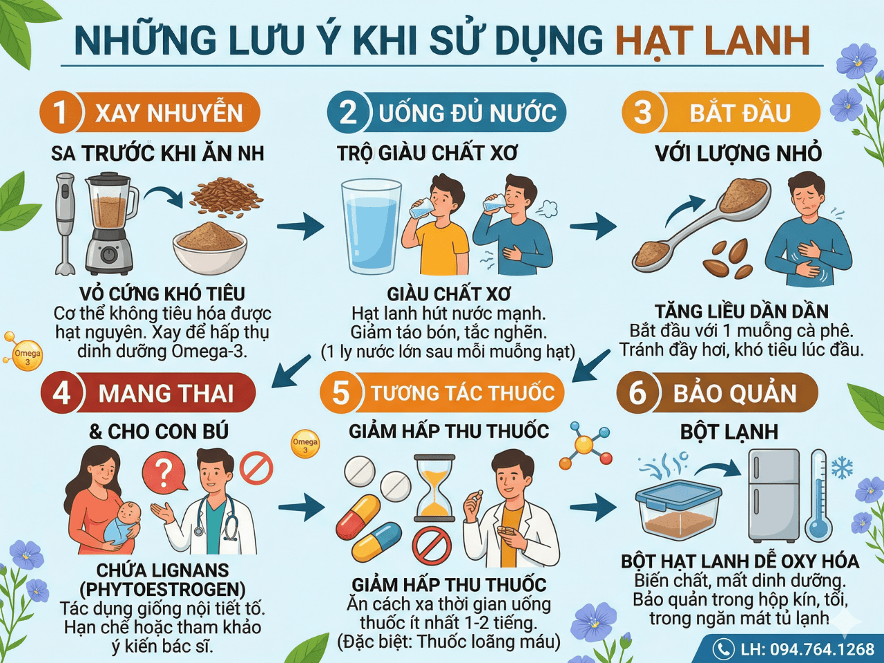 Nhung luu y khi su dung hat lanh