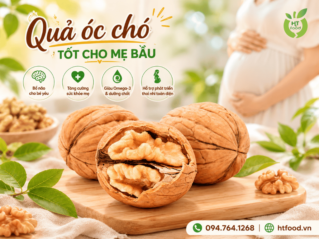 Qua oc cho co tot cho me bau khong