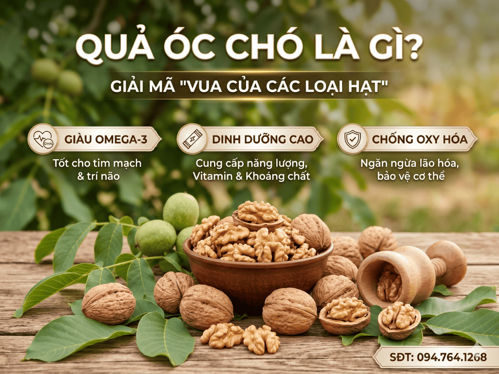Qua oc cho giau Omega3