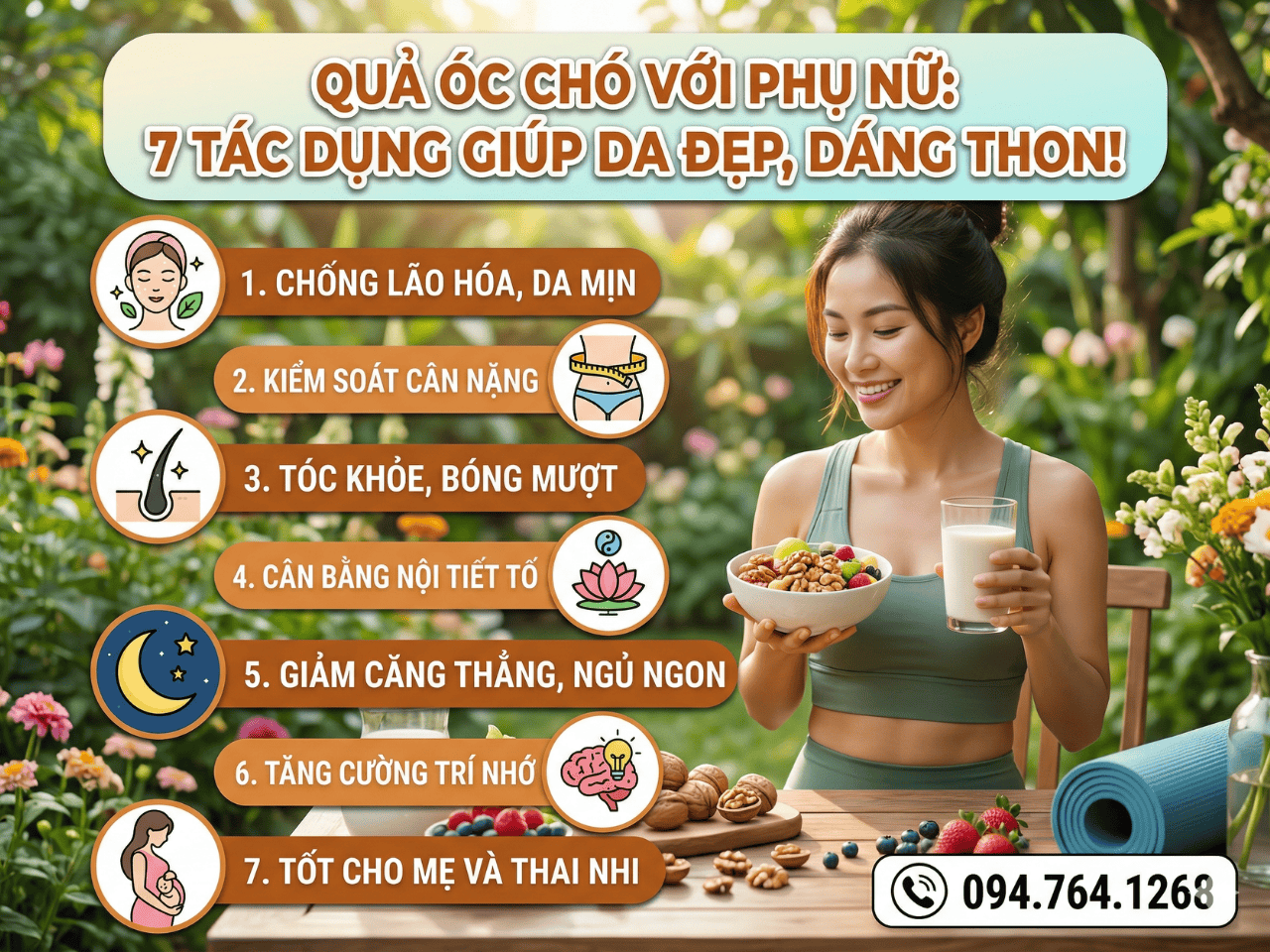 Qua oc cho voi phu nu tot nhu the nao