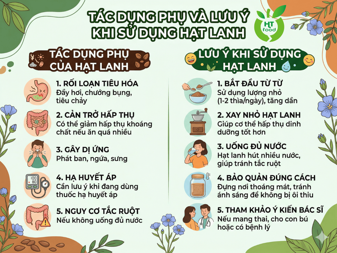 Tac dung phu va luu y khi su dung hat lanh