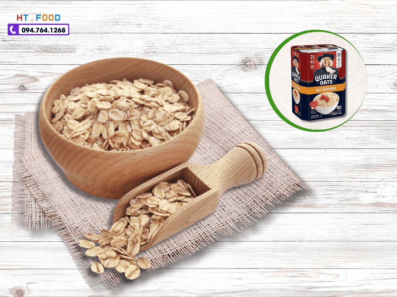 Yen mach Quaker Oats