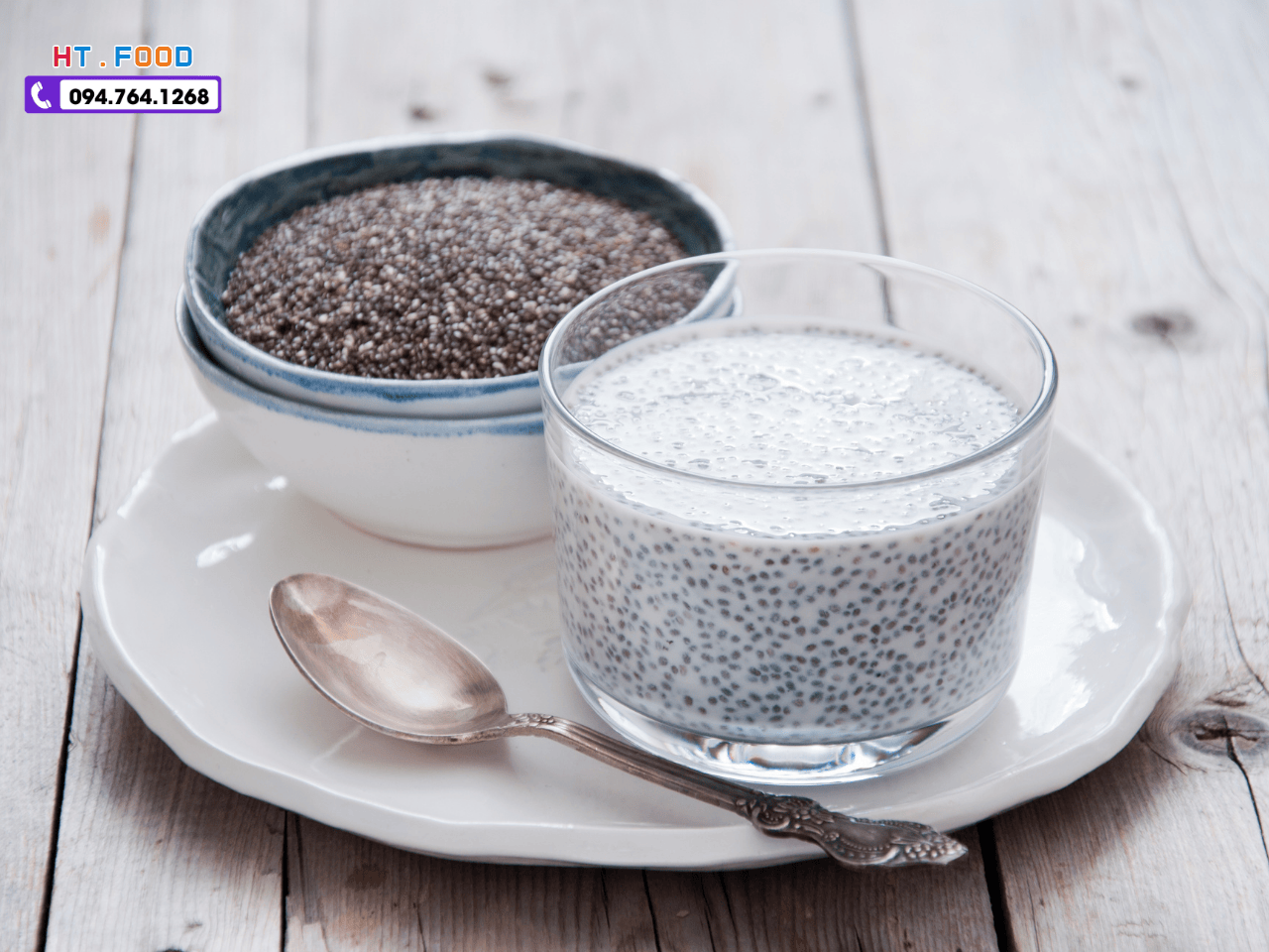 cach su dung hat chia voi sua chua