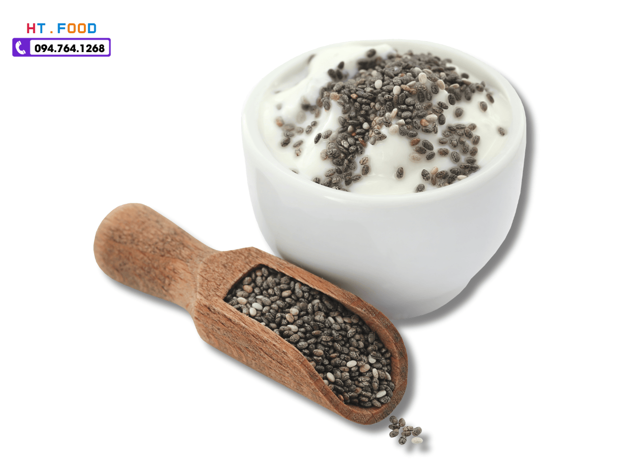 cach su dung hat chia voi sua chua