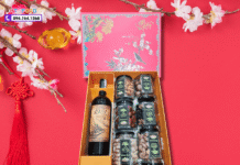 Hộp quà hạt dinh dưỡng sang trọng làm quà Tết ý nghĩa & cao cấp hop qua hat dinh duong tet
